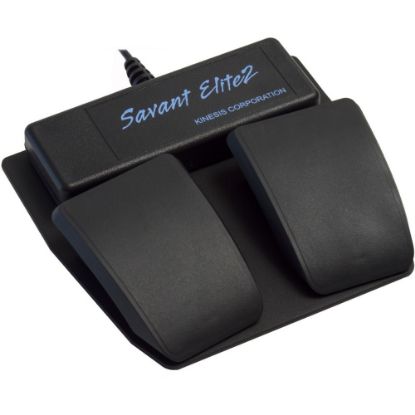 Picture of Kinesis Savant Elite2 Dual Pedal - 6.5in Width x 7in Depth x 1.3in Height - Black