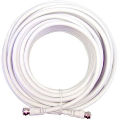 Picture of WilsonPro 30-Feet RG6 Coax Cable - 30 ft Coaxial Antenna Cable for Antenna - First End: 1 x F Connector Antenna - Male - Second End: 1 x F-Type Audio/Video - Male - Extension Cable - White