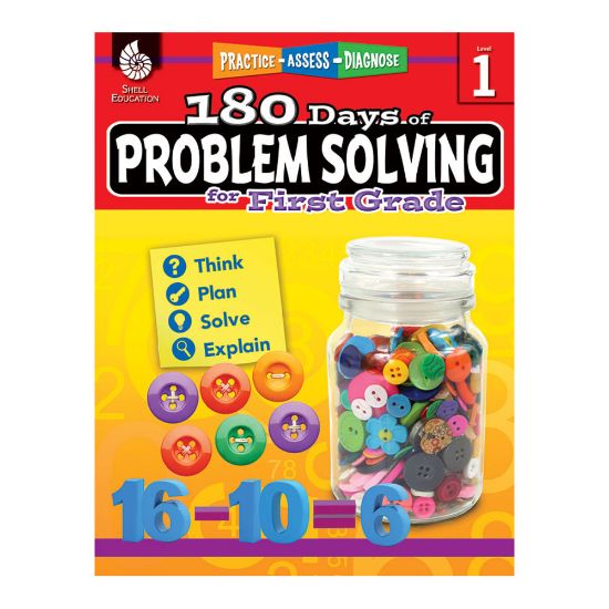 Picture of Shell Education 180 Days Of Problem Solving, Grade 1