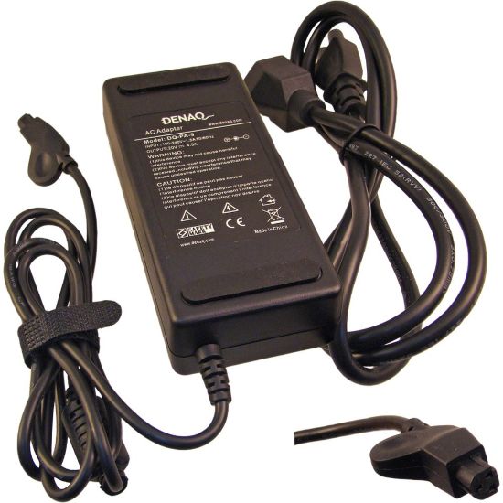 Picture of DENAQ 20V 4.5A 3-pin AC Adapter for DELL Inspiron & Latitude Series Laptops - 4.50 A Output