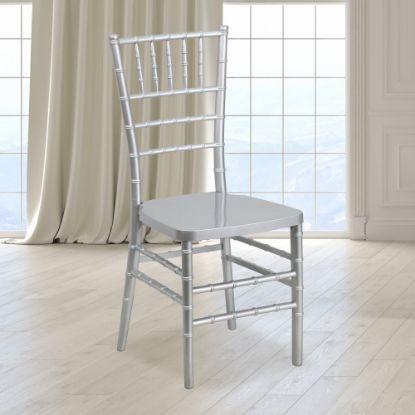 Picture of Flash Furniture HERCULES PREMIUM Series Stacking Chiavari Chair, Silver