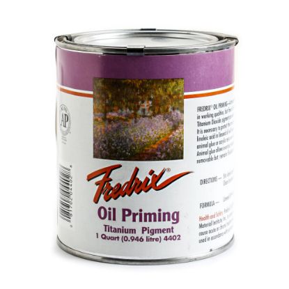 Picture of Fredrix Titanium Dioxide Oil Priming Compound, 1 Quart