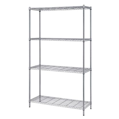 Picture of Quantum Proform Wire Shelving, 4-Tier, Silver