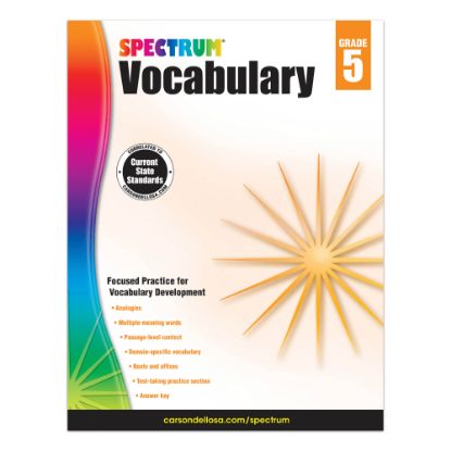 Picture of Spectrum Vocabulary Workbook, Grade 5