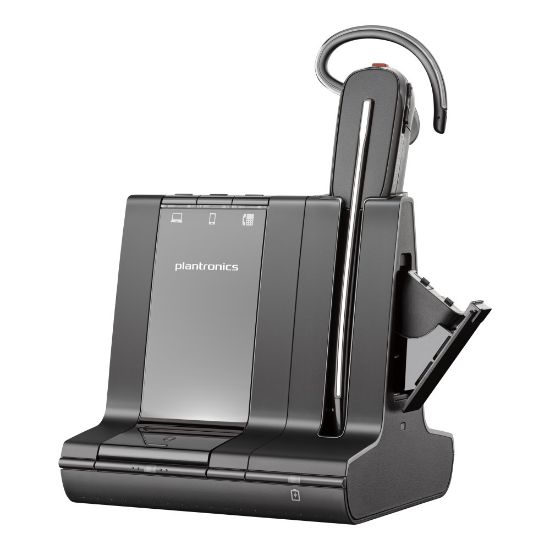 Picture of Poly Savi 8245 Office, Unlimited Talk Time - Standard - headset - convertible - Bluetooth - wireless