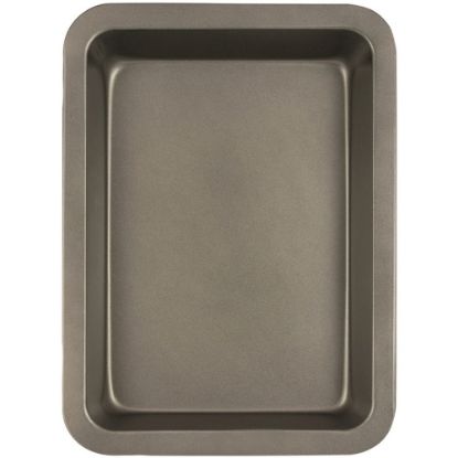 Picture of Range Kleen B05BR Non-Stick 9 x 13 Inch Bake & Roast Pan - Baking, Roasting, Toasting - Dishwasher Safe - Gray, Black - Carbon Steel Body