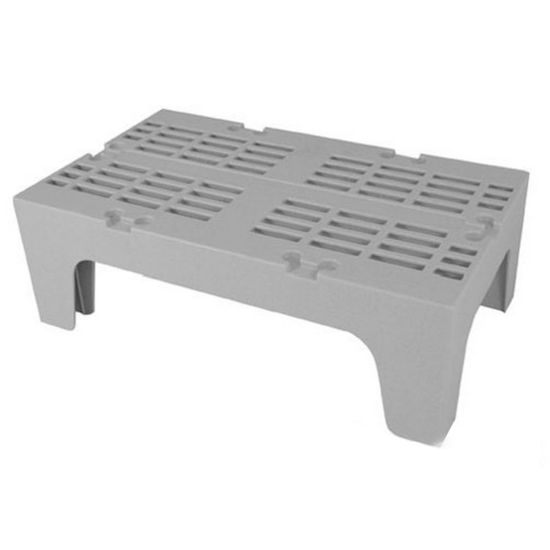 Picture of Cambro Plastic Dunnage Rack, 12inH x 30inW x 21inD, Gray