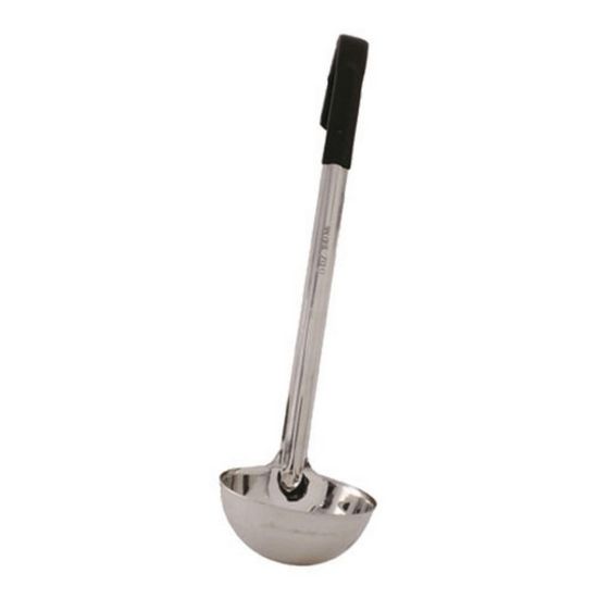 Picture of Winco Stainless-Steel Ladle, 6 Oz, Black