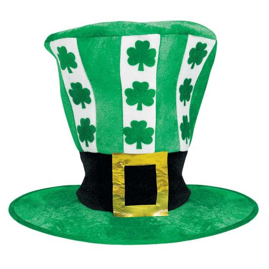 Picture of Amscan 395372 St. Patricks Day Oversized Hats, Green, Set Of 2 Hats