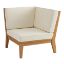 Picture of Linon Sinden Outdoor Corner Chair, Natural/Antique White