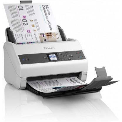 Picture of Epson WorkForce DS-870 Color Duplex Work Group Document Scanner, 8.5inH x 11.6inW x 8.3inD, B11B250201