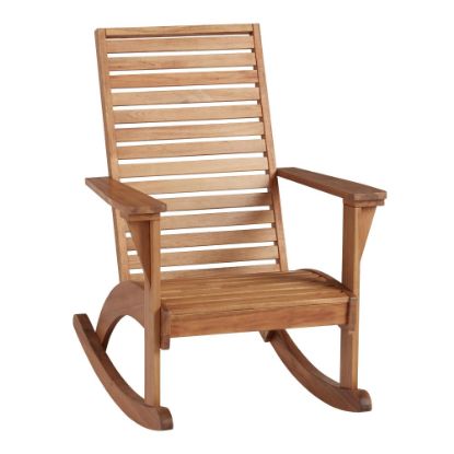 Picture of Linon Keir Outdoor Rocking Chair, Natural