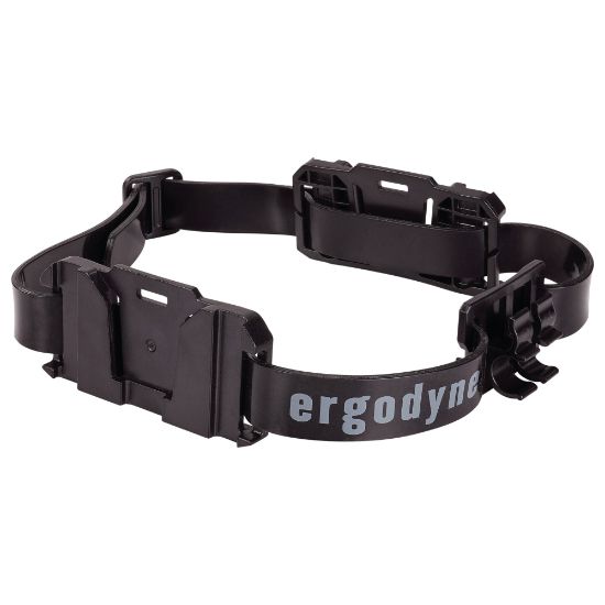 Picture of Ergodyne Skullerz 8979 Headband Light Mount With Silicone Strap, Black