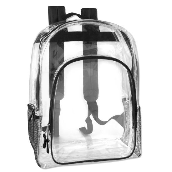 Picture of Trailmaker Heavy-Duty Clear Backpack, Black Trim