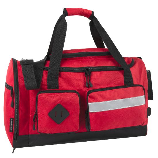 Picture of Summit Ridge Polyester Duffel, 12inH x 20inW x 9inD, Red