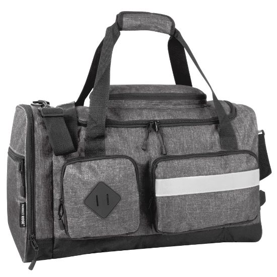 Picture of Summit Ridge Polyester Duffel, 12inH x 20inW x 9inD, Gray