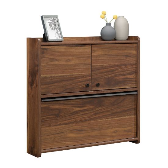 Picture of Sauder Harvey Park 29inW Wall Mounted Desk, Grand Walnut