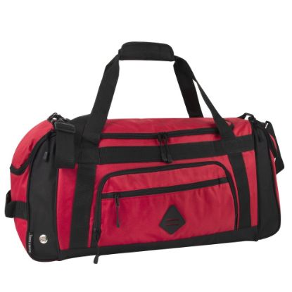 Picture of Summit Ridge Polyester Duffel, 12inH x 24inW x 9inD, Red