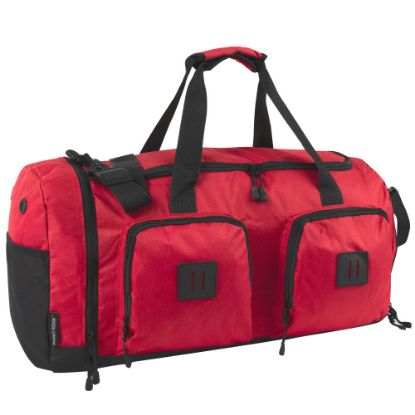 Picture of Summit Ridge Polyester Duffel, 12inH x 22inW x 9inD, Red