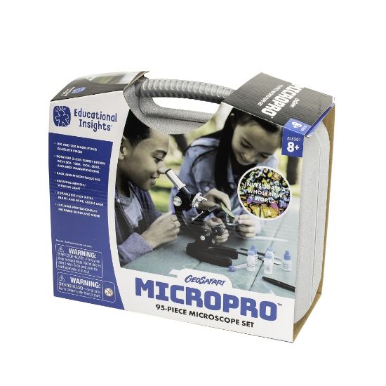 Picture of Educational Insights GeoSafari MicroPro 95-Piece Microscope Set