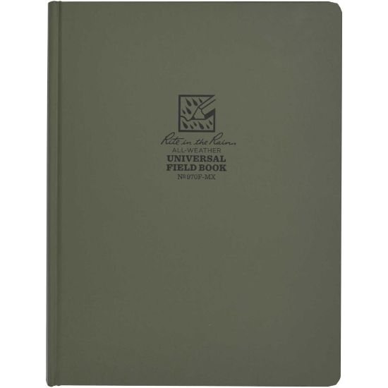 Picture of Rite In The Rain Maxi Case-Bound Books, 8-3/4in x 11-1/4in, Green, Box Of 6 Books