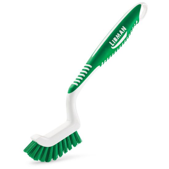 Picture of Libman Commercial Tile & Grout Brushes, 9/16inW x 9-3/4inD, Green, Pack Of 6