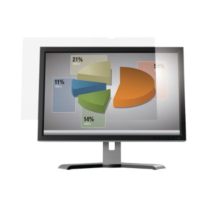 Picture of 3M Anti-Glare Screen Filter for Monitors, 23.8in Widescreen (16:9), Reduces Blue Light, AG238W9B