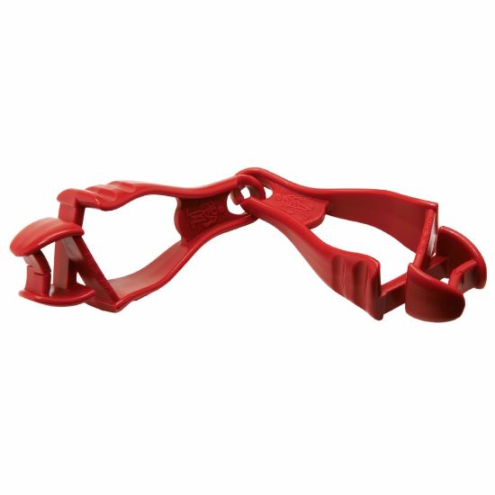 Picture of Ergodyne Squids 3400 Glove Grabbers With Dual Clip Mount, Red, Pack Of 6