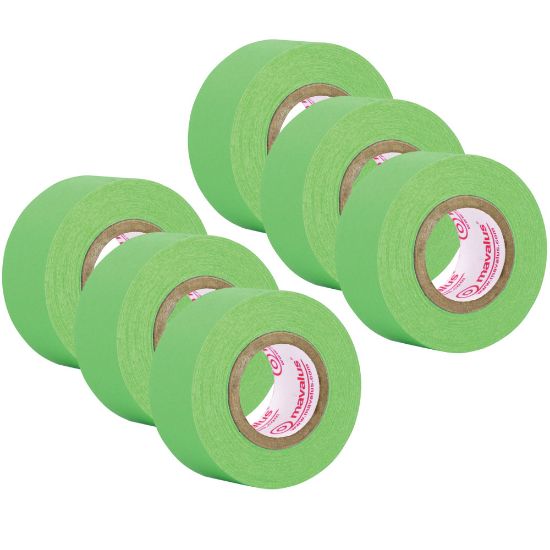 Picture of Mavalus Tape, 1in x 324in, Green, Pack Of 6