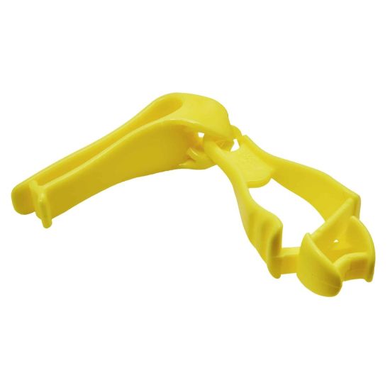 Picture of Ergodyne Squids 3405 Glove Grabbers With Belt Clips, Lime, Pack Of 6 Grabbers