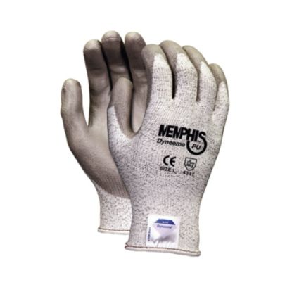 Picture of Memphis Glove Dyneema Polyurethane Gloves, Large, White/Gray