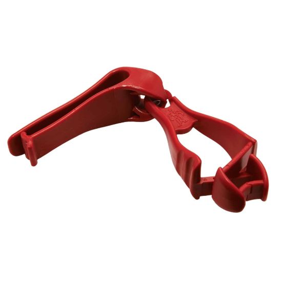 Picture of Ergodyne Squids 3405 Glove Grabbers With Belt Clips, Red, Pack Of 6 Grabbers