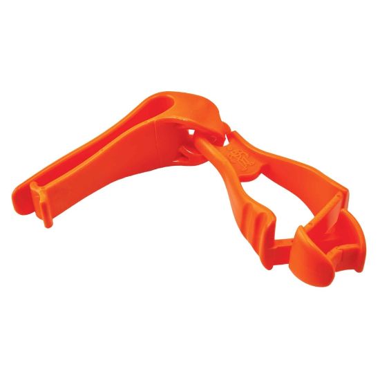 Picture of Ergodyne Squids 3405 Glove Grabbers With Belt Clips, Orange, Pack Of 6 Grabbers