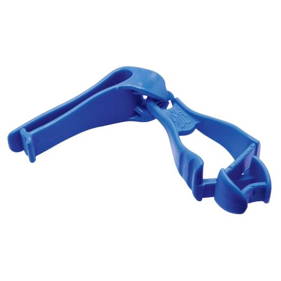 Picture of Ergodyne Squids 3405 Glove Grabbers With Belt Clips, Blue, Pack Of 6 Grabbers