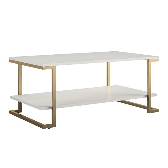 Picture of Ameriwood Home Camila Coffee Table, 17-13/16inH x 41-5/8inW x 23-5/8inD, White