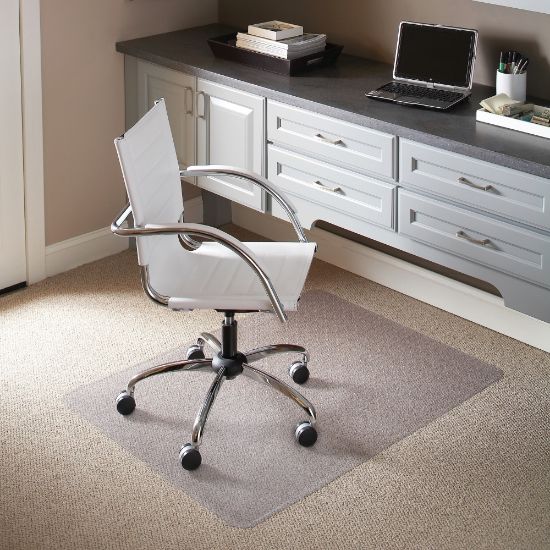 Picture of Flash Furniture Carpet Chair Mat, 36in x 48in, Clear