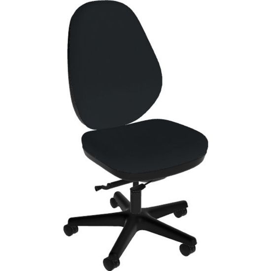 Picture of Sitmatic GoodFit Synchron High-Back Chair, Black/Black