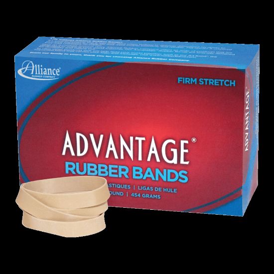 Picture of Alliance Rubber Advantage Rubber Bands, Size 84, 3 1/2in x 1/2in, Natural, Box Of 150