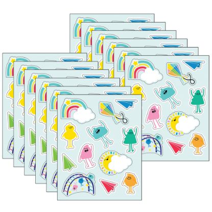 Picture of Carson Dellosa Education Stickers, Happy Place, 72 Stickers Per Pack, Set Of 12 Packs