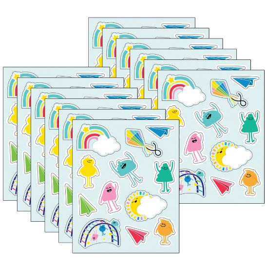 Picture of Carson Dellosa Education Stickers, Happy Place, 72 Stickers Per Pack, Set Of 12 Packs