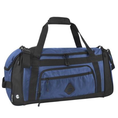 Picture of Summit Ridge Polyester Duffel, 12inH x 24inW x 9inD, Twilight Blue