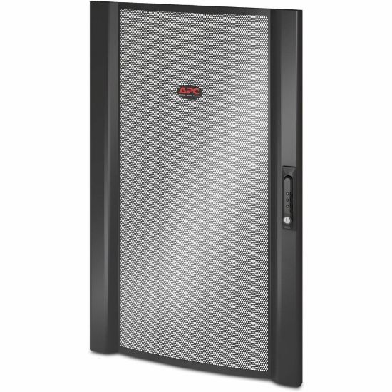 Picture of APC by Schneider Electric AR7003 NetShelter SX 20U Curved Door Panel - Black - 1 Pack - 37.5in Height - 23.6in Width - 1.8in Depth