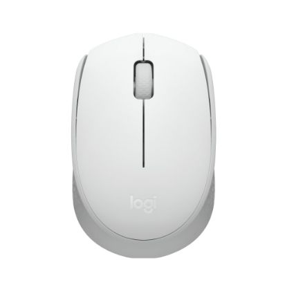 Picture of Logitech M170 Mouse - Optical - Wireless - Radio Frequency - 2.40 GHz - Off White - USB - Symmetrical