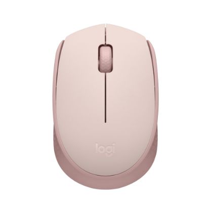 Picture of Logitech M170 Mouse - Optical - Wireless - Radio Frequency - 2.40 GHz - Rose - USB - Symmetrical