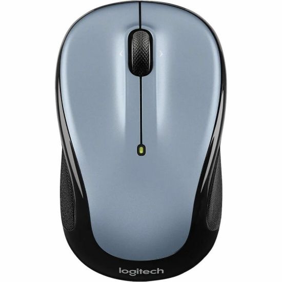 Picture of Logitech M325s Wireless Mouse - Optical - Wireless - Radio Frequency - 2.40 GHz - Dark Silver - USB - 1000 dpi - Tilt Wheel - 5 Button(s) - 3 Programmable Button(s) - Small Hand/Palm Size