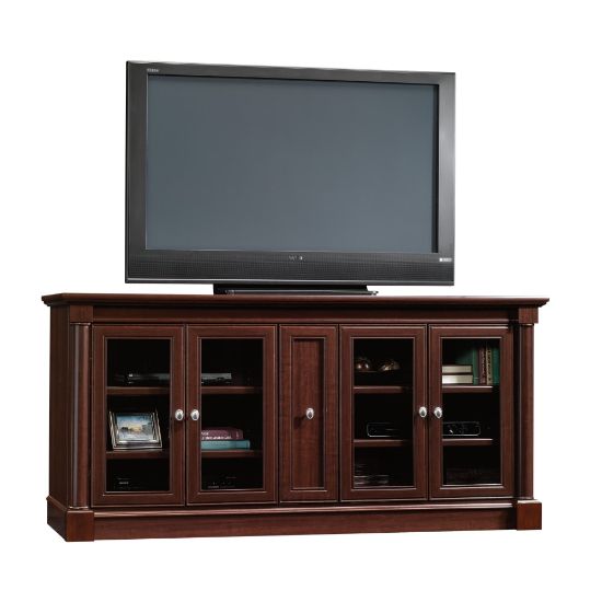 Picture of Sauder Palladia Credenza For 70in TVs, 33-1/8inH x 70-1/8inW x 19-1/2inD, Select Cherry