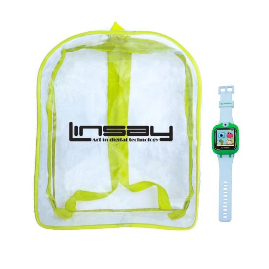 Picture of Linsay Kids Smart Watch With Bag, Green, S5WCLGREENBAG