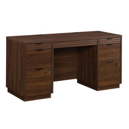 Picture of Sauder Palo Alto 60inW Commercial Credenza Computer Desk, Spiced Mahogany