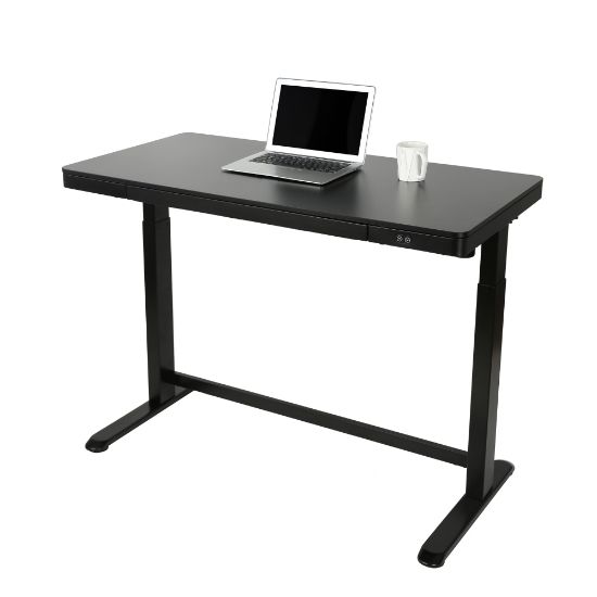 Picture of Realspace Electric 48inW Height-Adjustable Standing Desk, Black