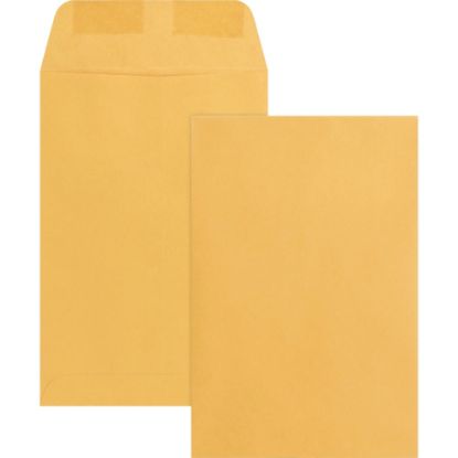 Picture of Business Source Durable Kraft Catalog Envelopes - Catalog - 6in Width x 9in Length - 24 lb - Gummed - Kraft - 500 / Box - Kraft